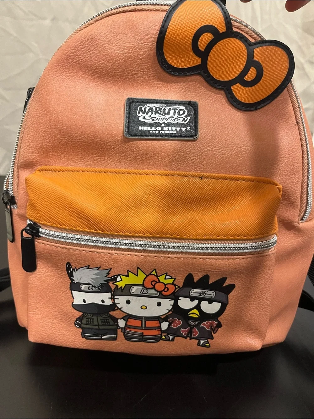 Hello Kitty x Naruto Peach & Orange Mini Backpack